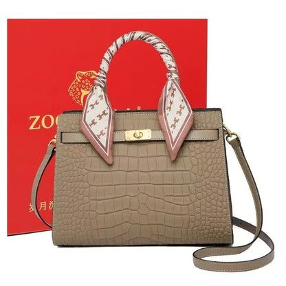 New Arrived ZOOLER Woman Genuine Leather Bag Real Skin Female Shoulder Bags for Business Ladies Top Handle Handbags Purse#wg383