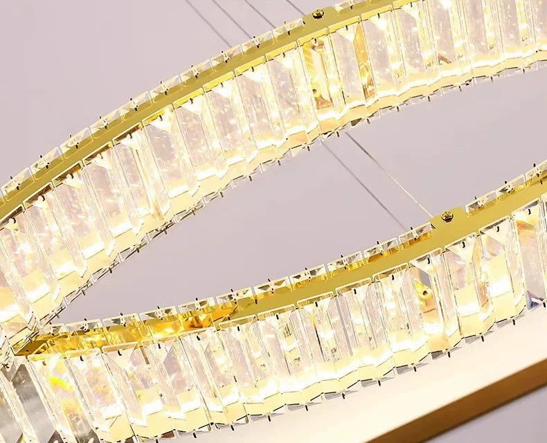 home decorationPendant lights, luxury crystal living room chandelier, dining room Pendant lamp, ceiling light, indoor lighting