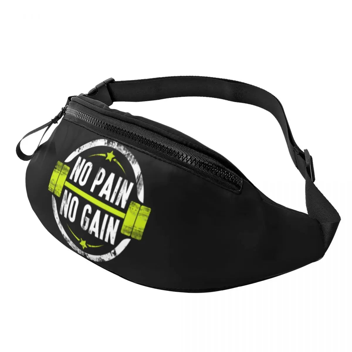 Powerhouse Gym Fanny Bag Custom Bodybuilders Fitness Crossbody Waist Pack Men Women Cycling Camping Phone Money Pouch