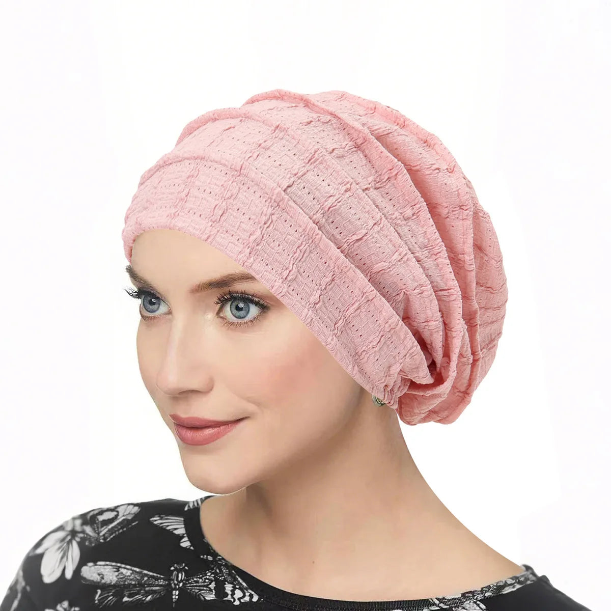 Ramadan Women Soft Strech Beanie Chemo Cap Solid Color Bonnet Inner Hijabs Cap Muslim Head Wraps Femme Wrap Head Turban Hat