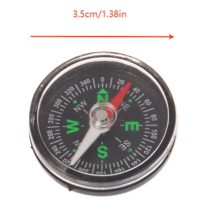 35/40MM Handheld Compass ABS Camping Pocket Compass Portable Navigation Climbing Riding Children Gift Outdoor Survival Gear
