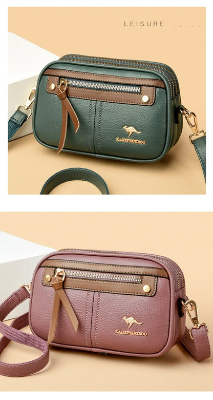 Genuine  3 Layers Luxury Designer Purses and Handbags Women Bag High Quality Leather Shoulder Sac  Bags for Women 2024Sac A Main