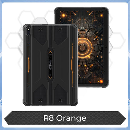 HOTWAV R8 IP68&IP69K Rugged Tablet 10800mAh Massive Battery Android 14 Pad 10.1'' HD+ Display 4GB RAM 128GB ROM/1TB Expansion 13MP +5MP Camera Global 4G Tablet PC