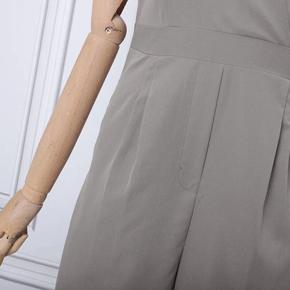 2025 ZANZEA Fashion Summer Women Party Jumpsuits Short Sleeve V-Neck Casual Rompers Playsuits Solid Elegant Pockets Streetwear