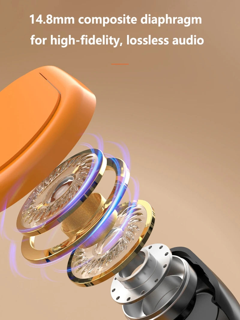 Lenovo Bone Conduction Bluetooth Noise Reduction Waterproof Earphones Open Type Ultra Long Endurance Card Insertion Run Swimming