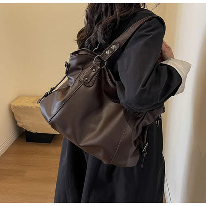 Female Hobo Handbag Large Capacity Shoulder Bags Big Stylsih Tote Bag Ladies Soft Leather Hobos Messenger Bags Women Сумочки