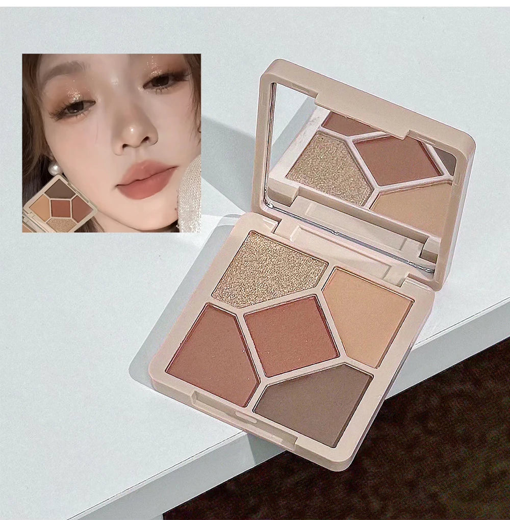 Makeup Gift Box Butterfly Bow Heart Limited Lipstick Powder Blush Eyeshadow Makeup Gift Box Set and Necklace Gifts for Women