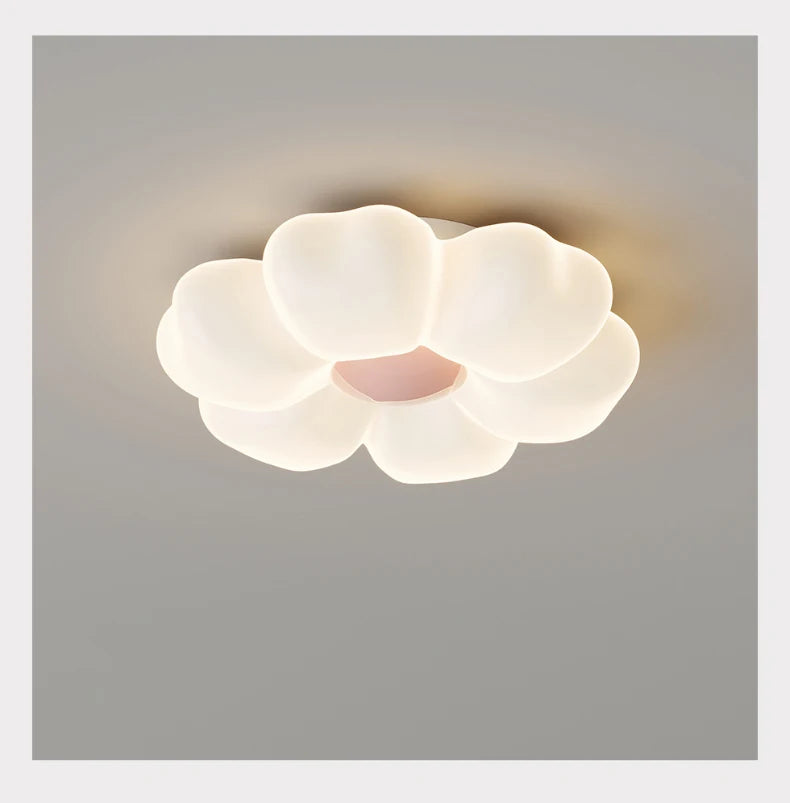 Children's Room Flower Ceiling Lights Pink Flower Princess Room Light Warm Romantic Girl Bedroom Nursery Baby Room Ceiling Lamps