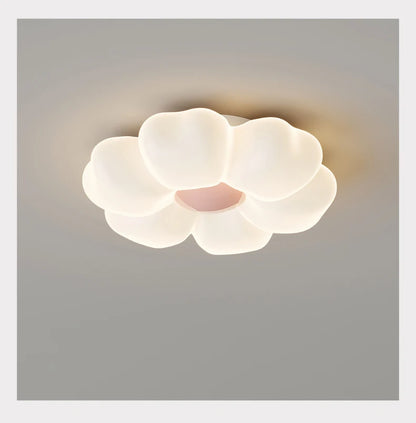 Children's Room Flower Ceiling Lights Pink Flower Princess Room Light Warm Romantic Girl Bedroom Nursery Baby Room Ceiling Lamps