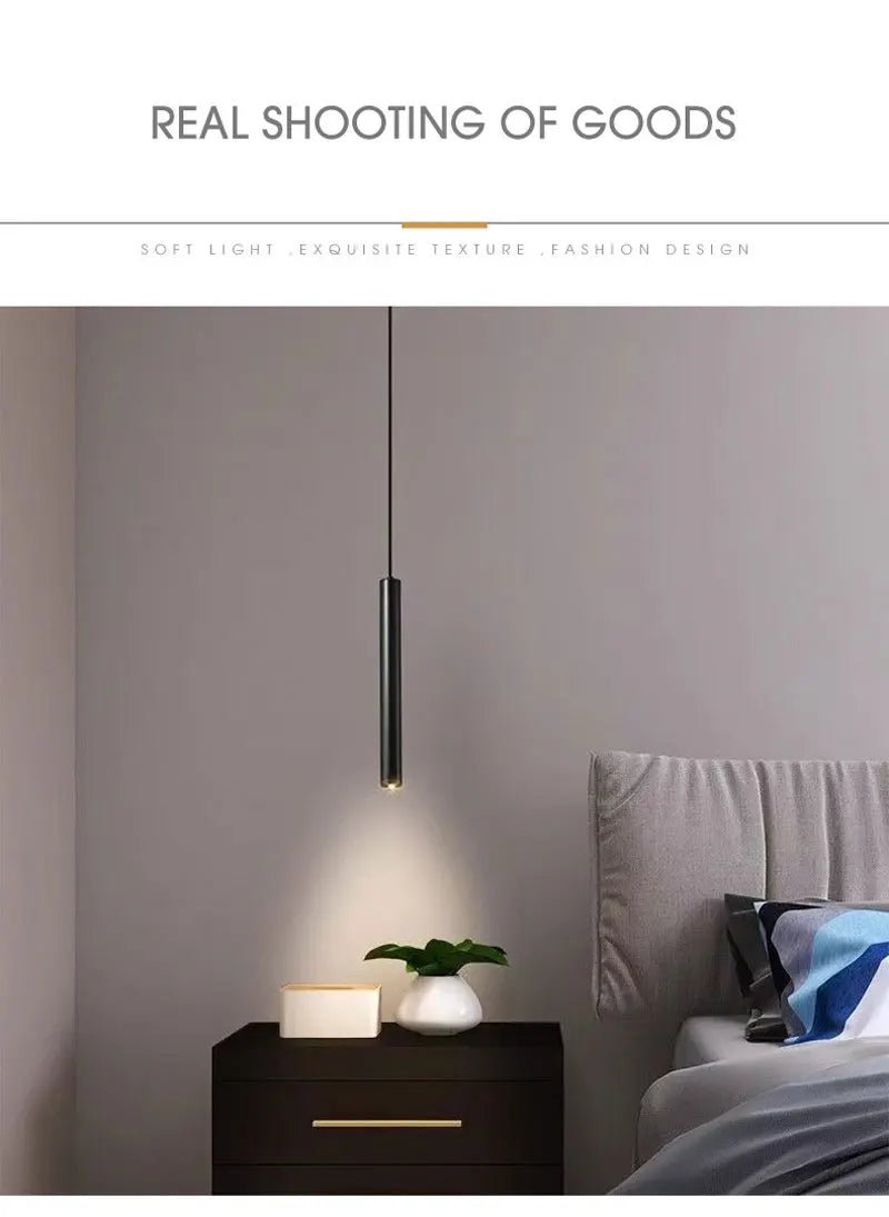 Nordic LED Cord Pendant Lighting for Kitchen Bedside Adjustable Line Suspended Hanging Lamps Chandelier Lights for Restaurant