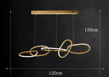 Modern Home Decor LED Lights Pendant Light Lamps for Living Room Ceiling Chandelier Chandeliers for Dining Room Indoor Lighting