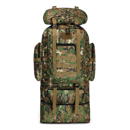 1pc 90L Hiking Daypack Backpack Expandable Waterproof Rucksack for Men Camping Outdoor Sport Traveling Large Capacity Sport