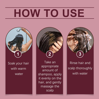 EELHOE Natural Batana Oil Deep Moisturizing Smooth Thick Hair Growth Shampoo and Conditioner for Damaged Hair Keratin Treatment