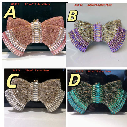Champagne Bottle Bag Hollow Rhinestone Diamond Evening Bag Party Wedding Banquet Clutch Purse for Women Sac De Marque Luxe Femme