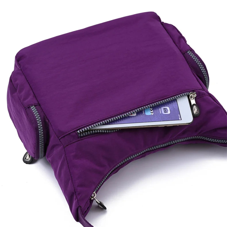 Women's Shoulder bag Nylon Female Travel Handbag Ladies Messenger Bag light CrossBody Bag High-grade Wear-resistant fabric