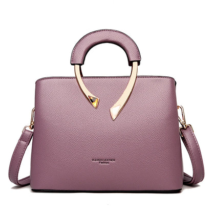 GENUINE VANDERWAH High Quality Leather Casual Tote Luxury Handbags Women Bags Designer Shoulder Crossbody Bags for Women 2024