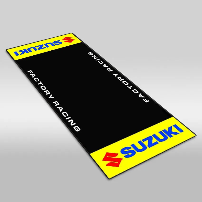 Motorcycle Display Carpet Suzuki Parking Mat Non Slip Garage Rug for Sports Racing Moto Electric Bike Entrance Home Decor