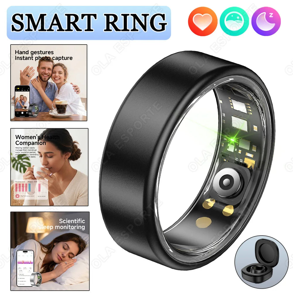 2026 Smart Ring New Technology free gifts Couple Ring for Women Men  Waterproof Sport Rings Heart Rate Pressure Monitor All Size
