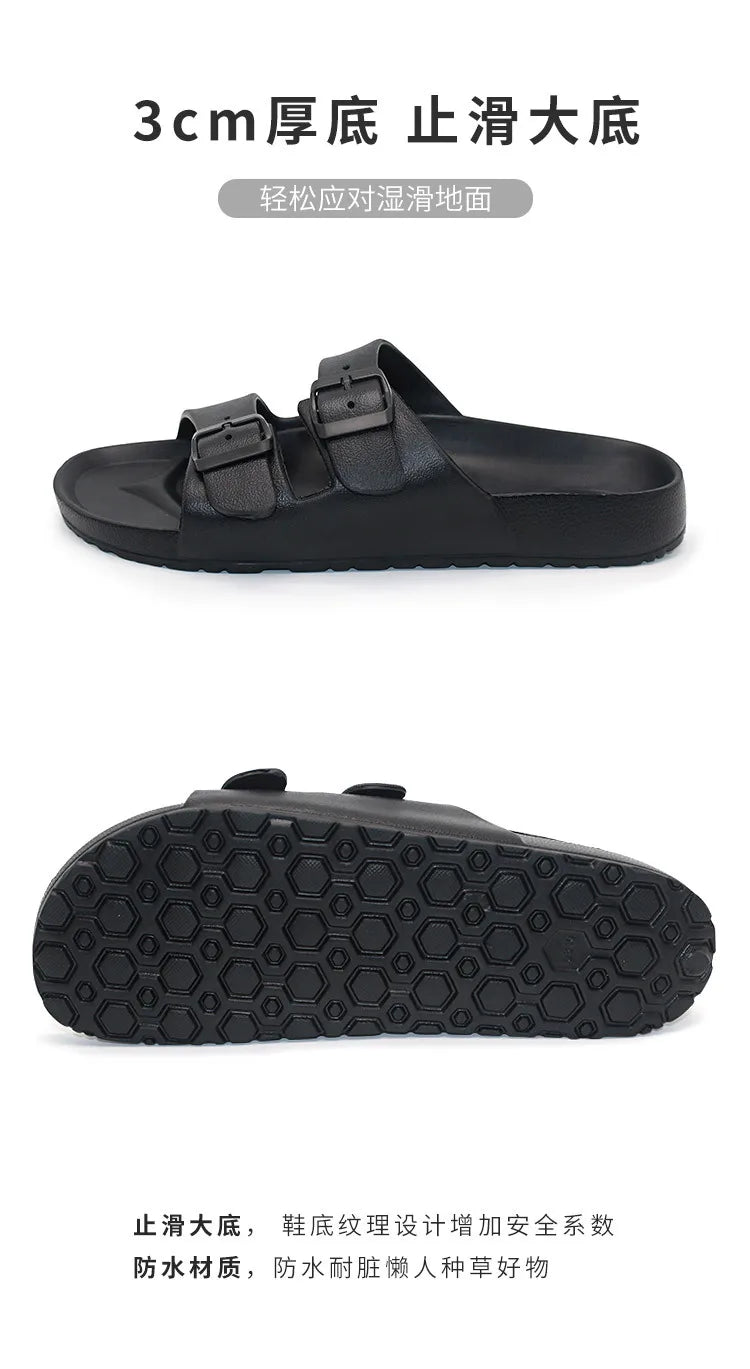 Shevalues Summer Fashion Sandals For Women New Non-slip Outdoor Beach Slippers Soft Comfort EVA Sandals Casual Women Home Slides