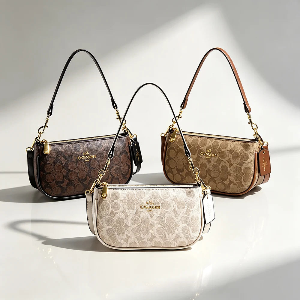 High-End Women's Underarm Shoulder Bag Classic Vintage Ladies Crossbody Handbag Elegant Designer Leather Messenger Bag For Women
