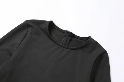 Autumn Winter Jumpsuits Sexy Women Skinny O-Neck Zippers Long Sleeves New Fashion Thermal Jumpsuits Fitness Yoga Sports Rompers