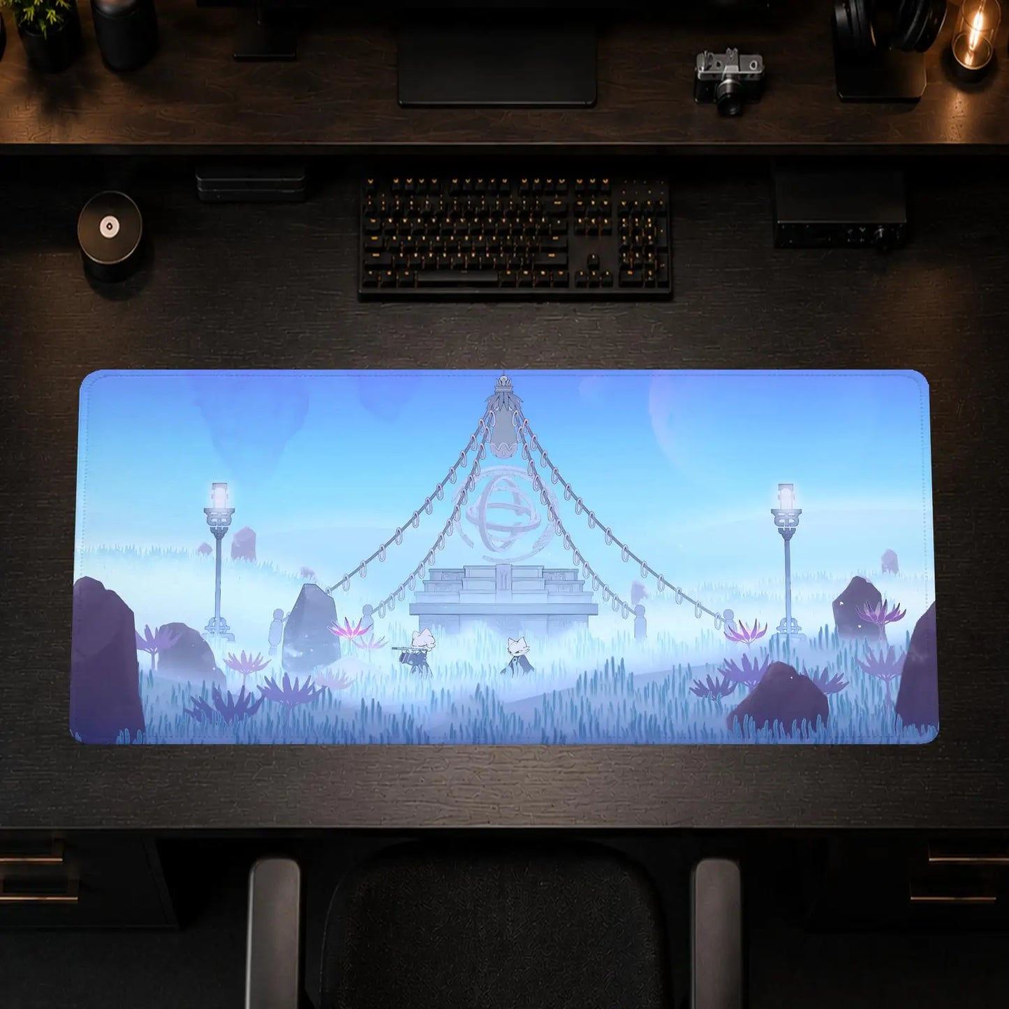 Nine Sols Mouse Pad Gaming office Non-slip Desk Mat Diy Mousepad Large Game Keyboard overlock