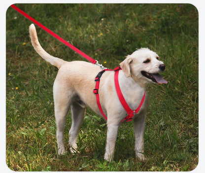 Adjustable Soft Lightweight H-shaped Dog Harness Washable Outdoor Traveling Explosion-proof Harness for Dog Arnés Para Perro