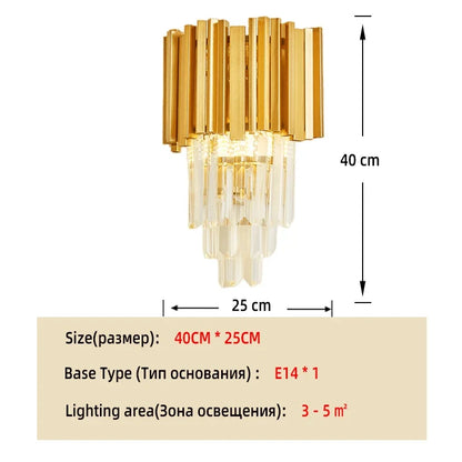 Gold K9 Crystal Tricolor Chandelier Luxury Modern LED Ceiling Light for Living Room Dining Room Bedroom Ceiling Lights