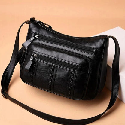 Women's Bag PU Soft Leather Ladies Fashion Simple Shoulder Bags Mom's Bags Crossbody Bag Purse With Adjustable Strap Satchel
