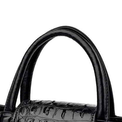 New Leather Women Messenger Bags Crocodile Female Crossbody Shoulder Hand bags For Women 2023 High Quality Ladies Handbags