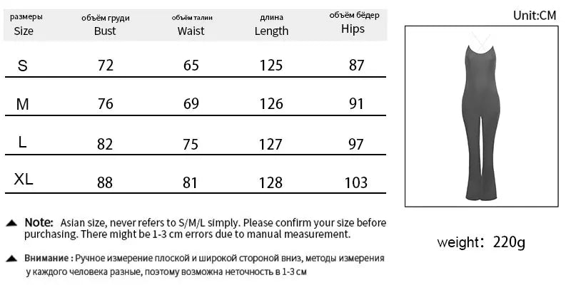 Women's Jumpsuits Streetwear Fashion Summer New Casual Slim Clothing Solid Sexy Sling Backless Elegant Female Jumpsuits Clothing