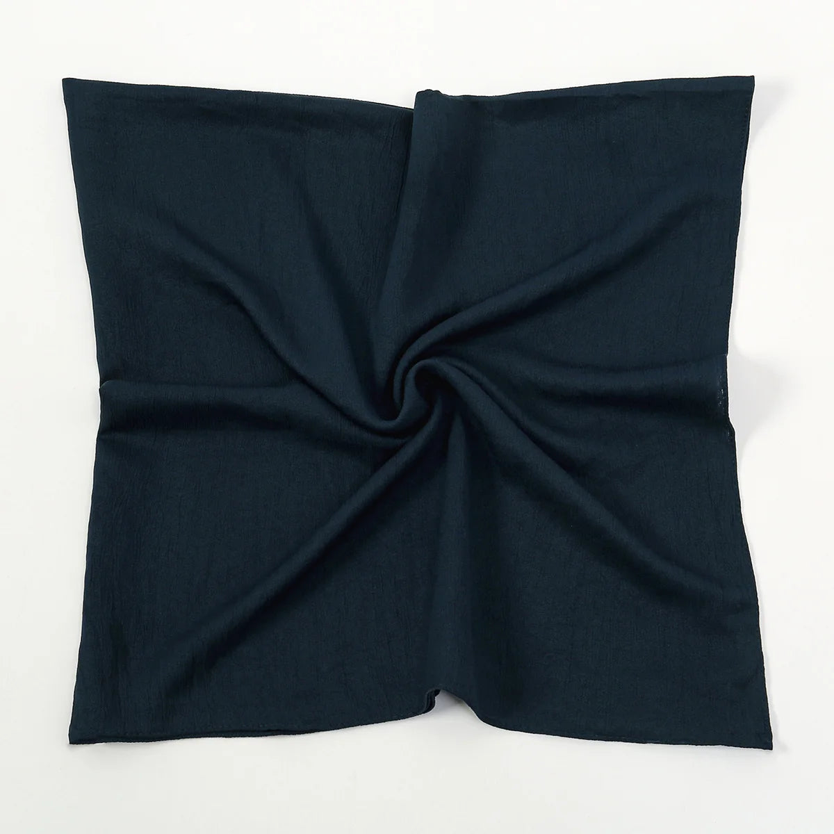 90*90cm Thin Soft Square Scarves for Women Simplicity Solid Color Cotton Linen Headscarf Muslim Female's Hijabs Bag Accessories