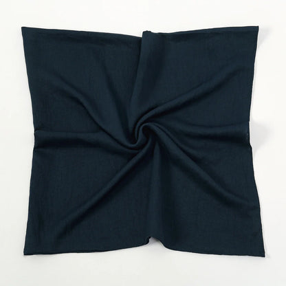 90*90cm Thin Soft Square Scarves for Women Simplicity Solid Color Cotton Linen Headscarf Muslim Female's Hijabs Bag Accessories