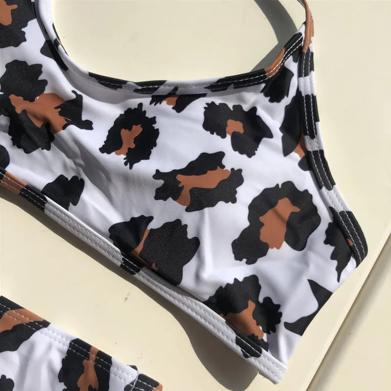 Bandage Bikini Sport Swimwear Women Swimsuit High Waist Bikini Set Push Up Maillot De Bain Femme Beachwear 2026 Bathing Suit