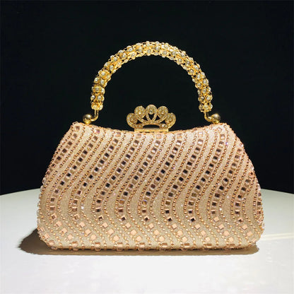 Elegant Purse Trend Luxury Designer Chain Shoulder Bag Women's Handbags Wallets Evening Bags for Wedding Bolso 2026 New Gift