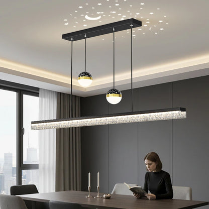 New Model Living Room Starlight Ceiling Lamp - Round Design Luxurious And High-End Modern And Minimalist Style Whirlwind Effect