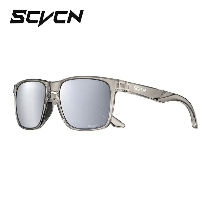 Scvcn Polarized Fishing Glasses UV400 Protect Eyes from Sunlight Anti-glare Lenses Professional Outdoor Driving Sunglasses