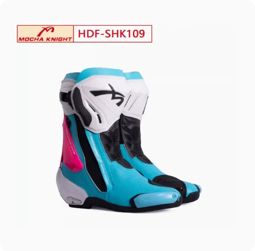 Riding Boots, Motorcycles, All Season Waterproof Riding Shoes, Off-Road Competitive Track Motorcycles, Men's and Women's Styles