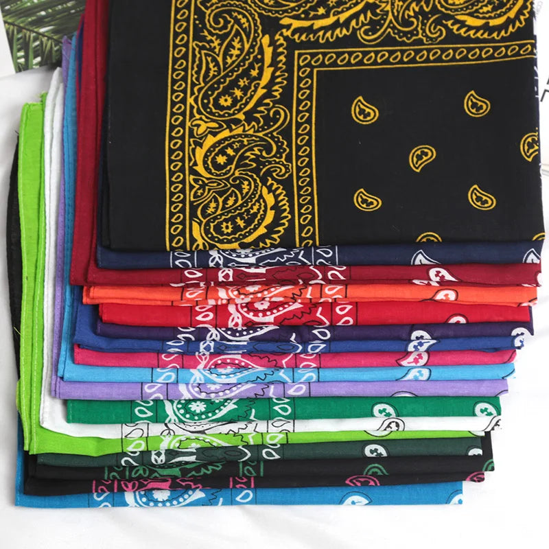 21 Colors Summer Ip Hop Bandana Casual Elegant Thin Breathable Neck Women Head Wrap Hair Scarves Shawl for Women/Men/Boys/Girls
