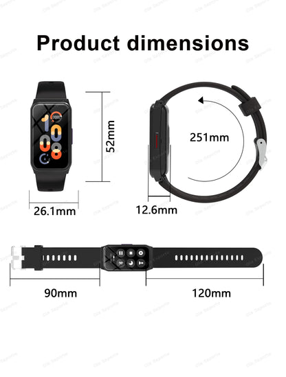 New Smart Watch Lightweight Health & Sleep Monitoring Multiple Sport Modes Music Control For Men Women Smartwatch Holiday Gifts