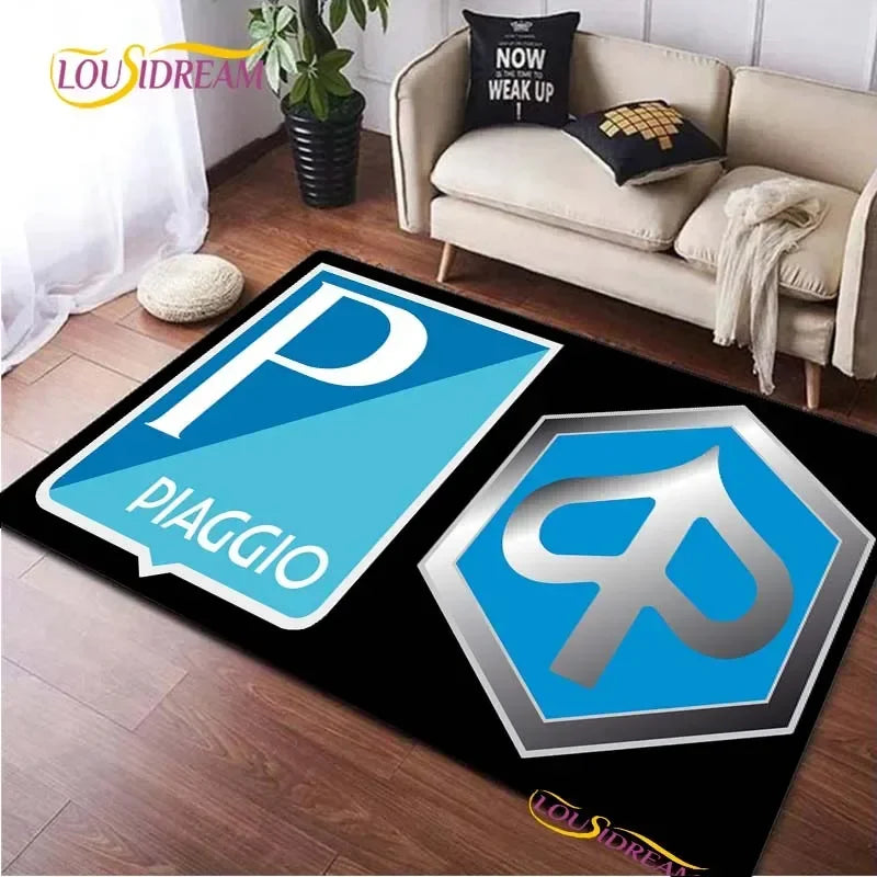 Modern Fashion Piaggios Moto Carpet for Living Room Bedroom Sofa Area Rug decor Kitchen un-slip floor Mat Alfombra birthday gift