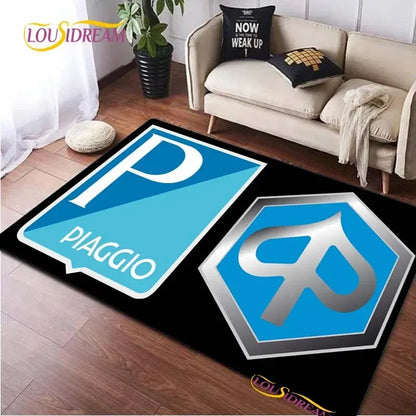 Modern Fashion Piaggios Moto Carpet for Living Room Bedroom Sofa Area Rug decor Kitchen un-slip floor Mat Alfombra birthday gift