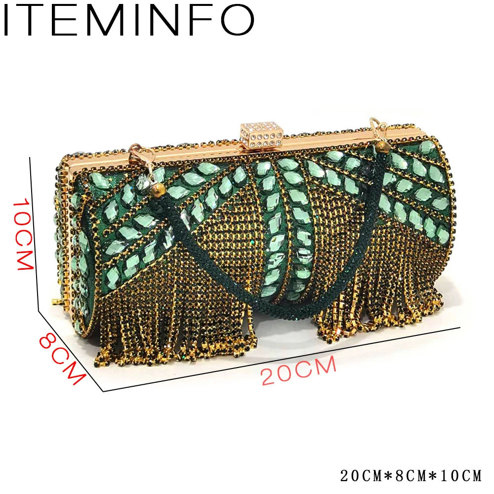 2023 New Italian Design Noble Dual-Purpose Three-Dimensional Bag And Ladies Heel Shoes Shiny Material For Nigeria Wedding Party