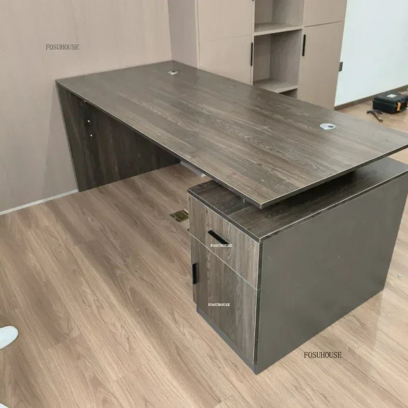 Study Room Single Computer Desk  Office Furniture Nordic Designer Staff Office Desks Nordic Simple Boss Training Office Desk GZ