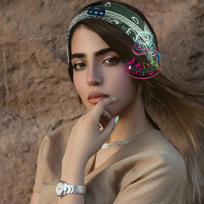 Bluetooth Earphones Sports Sleeping Headband Wireless Headphones Music Eye Mask Wireless Bluetooth Headset Headband with Mic