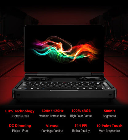 2025 New GPD WIN Mini AMD AI 9 HX 370 Handheld GamePad Tablet 32GB DDR5 2TB SSD 7 Inch Mini Pocket Laptop Game Player Console