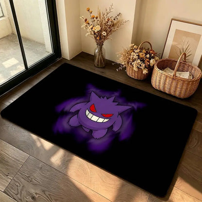 Anime Cute G-Gengar Carpet Bathroom Anti-slip Mat Door Mat Home Decoration Mat Entrance Door Mat Scratch-resistant Door Mat