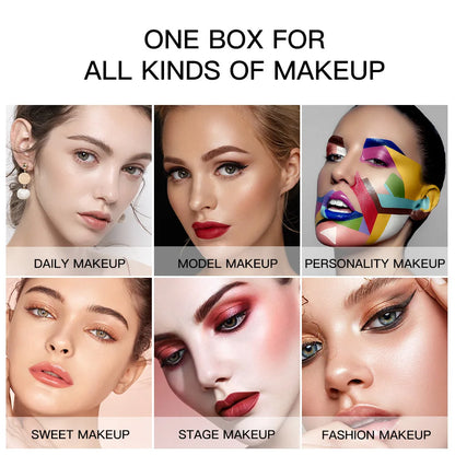 MISS ROSE All In One Makeup Kit for Women Full Set Make up Gift Sets Contour Lipstick Eyeshadow Brushe Multi-Purposes Kits Box