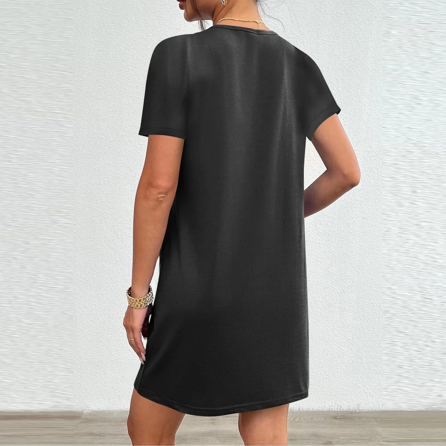 Women's Elegant Dresses Fashionable Solid Color Dress Casual Holiday Sports Short Dresses Long One-Piece Dress Gown vestidos