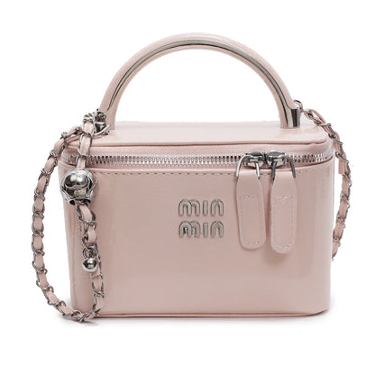 Women Square Handbags 2025 Spring Fashion Chains Crossbody Bags Soft PU Shoulder Bag Ladies Elegant Chic Mini Mobile Phone Bags